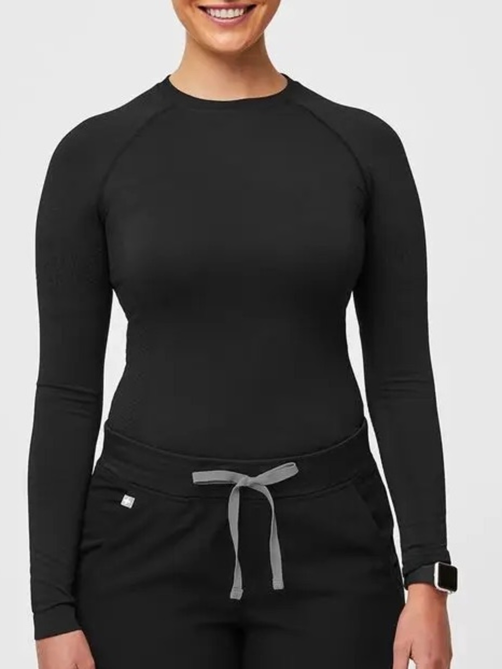 FIGS Salta Seamless Underscrub in Black